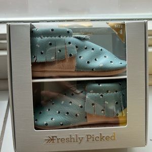 Vintage Freshly Picked Moccasins Mint Chip